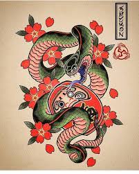 13 Curtidas 0 Comentarios Irezumi Culture Tattoo Irezumi Culture No Instagram Nice Sn Snake Tattoo Design Japanese Snake Tattoo Japanese Tattoo Symbols