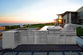 These prefab outdoor kitchen kits typically come equipped with an island, cabinets, room for a countertop grill, a sink, and sometimes even space for a refrigerator or other small outside appliance. Modular Outdoor Kitchen Pieces Remodeling Industry News Qualified Remodeler
