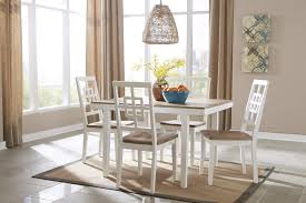 Brovada Two Tone Rect Drm Table Set 5 Cn Jr Furniture Mattress Dining Room Sets Kitchen Dining Sets Dining Table Setting