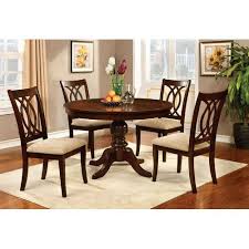 Freeport 5 Piece Solid Wood Dining Set Solid Wood Dining Set Round Dining Table Sets Dining Room Sets
