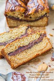 Nutella Peanut Butter Bread Quick Bread Recipe Averie Cooks Recipe Peanut Butter Bread Peanut Butter Recipes Nutella