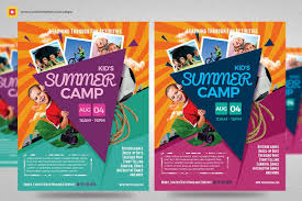 Kids Summer Camp Flyer V3 In 2020 Summer Camps For Kids Free Brochure Template Flyer