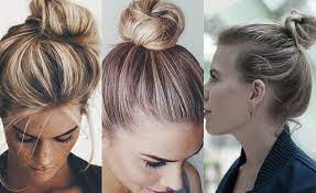 To get the perfect messy bun, finger comb hair into place instead of using a brush or a comb. Perfect Messy Bun For Short Hair Novocom Top