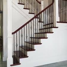 Here are ten fantastic stair railings that enhance the style and décor of the surrounding spaces while still fulfilling their functionality. Single Basket Wrought Iron Baluster Affordable Stair Parts Affordable Stair Parts