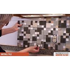 If you want to run fast and do something in a day. Musselbound 15 Sq Ft White Plastic Tile Membrane Peel Set Grout No Mortar Buy Online At Best Price In Uae Amazon Ae