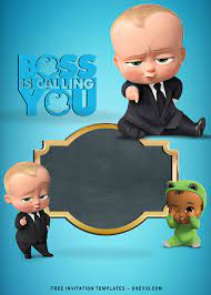 70+ best birthday wishes for boss. 10 Boss Baby Birthday Invitation Templates Download Hundreds Free Printable Birthday Invitation Templates