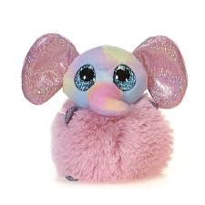 Hey, at least you didn't have to choose between a teddy bear and a. Ellie The Pom Pals Pink Elephant Stuffed Animal Fiesta Stuffed Safari