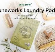 Grab Green Stoneworks Natural Laundry Detergent Powder Pods, Oak Tree, 50  Loads