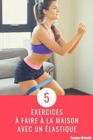 Cuisses Fessiers Dos 5 Exos A Faire A La Maison Avec Un Elastique En 2020 Cuisse Abdo Fessier Fessiers Exercice Elastique