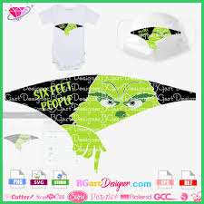 These files are great for all types of projects like signs, tshirts, pillows, & more. Lllá… Printable Cuttable Grinch Six Feet People Layer Design Cricut Silhouette