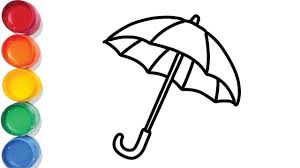 Umbrella Color Pages For Kids Chuchu Colors Tv Social Media Facebook Umbrella Color