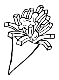 Pypus is now on the social networks, follow him and get latest free coloring pages and much more. French Fries Coloring Page 1001coloring Com