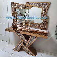 Make a bold statement with this unique murano console. Rose Gold X Shaped Console Table Mirror Console Sets Rbm Classic Home