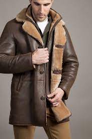 The Daniel Coat Builds In Layers Of Natural Insulation Thanks To Its Spanish Merino Sheepskin With Remova Sheepskin Coat Mens Mens Winter Fashion Mens Fur Coat