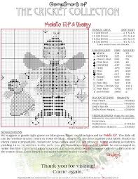 $5.00 1 bid +$2.50 shipping. 19 The Cricket Collection Freebies Ideas Cross Stitch Freebies Cross Stitch Charts Cross Stitch Designs