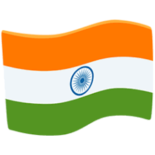 Bandera de la india (ast); Flagge Indien Emoji