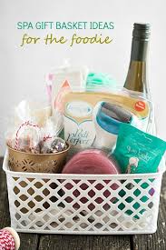Make this holiday magical with our easter basket ideas, including recyclable grass, art supplies, durable toys, popular books, and (of course) the best candy. Spa Gift Basket Ideas For The Foodie Gal On A Mission