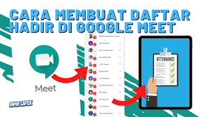 Peserta diminta hadir dengan menggunakan seragam olahraga (smp/mts). Cara Membuat Daftar Hadir Peserta Rapat Online Di Google Meet Youtube