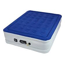 Serta Raised Air Mattress With Never Flat Pump Queen Blue For Sale Memory Foam Mattress Foam Mattress Mattress Box Springs