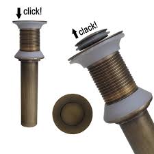 Maybe you would like to learn more about one of these? Pop Up Waste Push Button Click Clack Bath Kitchen Sink Antique Brass Sanlingo Ceres Webshop