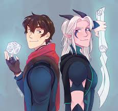 I Like Them Both A Lot Dragon Princess Prince Dragon Cartoon Fanart sculpt of rayla from the dragon prince. dragon princess prince dragon