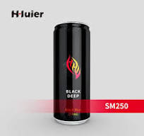 Slim 250ml Private Label Logo Custom Aluminum Can for Beverage Packaging