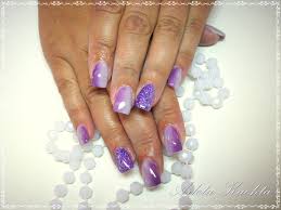 Studio Stylizacji Paznokci Butterfly Zelowe Ombre W Fiolecie