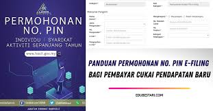 Namun, pemangkasan stimulus yang dilakukan januari itu belum usai. Panduan Permohonan No Pin E Filing Bagi Pembayar Cukai Pendapatan Baru Edu Bestari