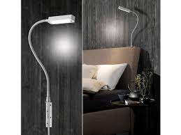 Lunartec leseleuchte led bett & lese. Led Leselampe Silber Dimmbar Bett Lampe Leuchte Furs Kopfteil Couch Wandmontage Kaufen Bei Setpoint Deutschland Gmbh