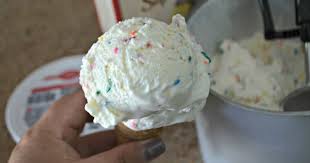 Birthday Cake Ice Cream Recipe Without Cake Mix We All Scream For This Homemade Cake Batter Ice Cream Hip2save Cake Batter Ice Cream Cake Batter Ice Cream Birthday Cake
