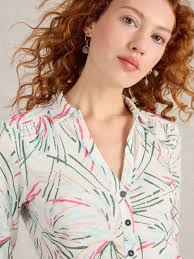 White Stuff Annie Abstract Shirt, Multi