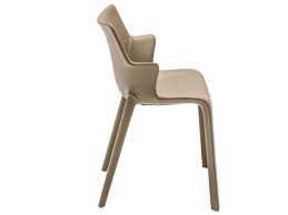 Lou Eat Chair With Armrests Lou Read Collection By Driade Design Philippe Starck Dai Sugasawa In 2020 Leather Chair Chair Philippe Starck