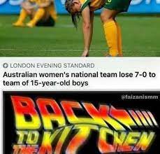 We also provide tools to help businesses grow, network and hire. Australian Women S National Team Lose 7 0 To Team Of 15 Year Old Boys