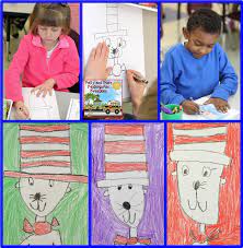 Kelly And Kim S Kindergarten Kreations Directed Drawing Kindergarten Cat In The Hat Directed Drawing Directed Drawing Preschool