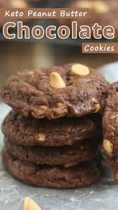 Keto Peanut Butter Chocolate Cookies Recommended Tips Recipe Chocolate Peanut Butter Cookies Chocolate Dessert Recipes Keto Cookies