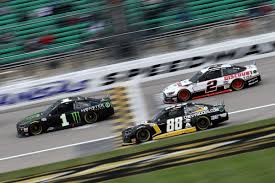 He had the fastest car in qualifying on saturday and the fastest car in the but after a late caution for erik jones' spin into the infield grass below turn 2, logano needed overtime to seal the win. Logano Nabs Nascar Playoff W At Kansas Video Gm Authority