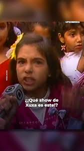 La niña indignada en el show de Xuxa