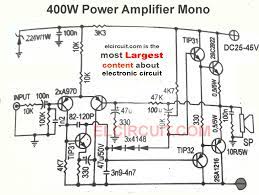 Hi guys, how are you today? 400w And 800w Power Amplifier Circuit Electronic Circuit