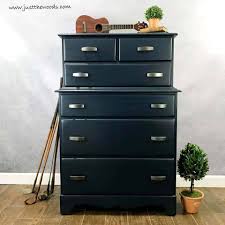 See more ideas about painted furniture, furniture, redo furniture. How To Paint A Masculine Blue Dresser For A Man By Just The Woods