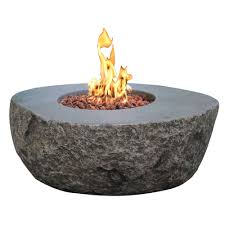 Elementi Boulder Fire Pit Natural Gas Fire Pit Fire Pit Backyard Gas Firepit