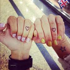 Find your symbol with these best. The Cutest Finger Tattoos To Get With Your Bff Revelist