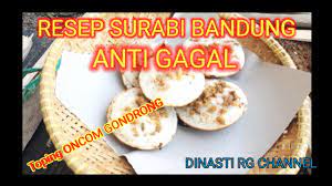 Anda sedang mencari inspirasi resep serabi tepung beras yang unik? Resep Surabi Bandung Anti Gagal Resep Serabi Bandung Toping Oncom Gondrong Youtube
