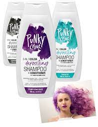 Use rubber gloves and apply color evenly from hair roots to ends with a tinting brush. Punky Hair Colour Achieve Head Turning Looks Using Punky Colour Products And Expert Techniques Punky Color Color Shampoo Punky Color Shampoo Before And After