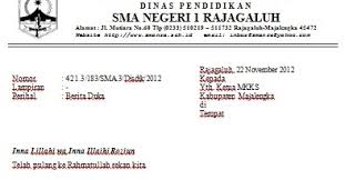 Peruntukan dokumen ini sebenarnya dikhususkan untuk karena surat ini sifatnya resmi yang ditujukan untuk suatu instansi. Contoh Surat Dinas Docx Contoh Surat