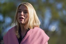 Pam Bondi energetic pose - pushing forward Epstein investigation and influencing the narrative