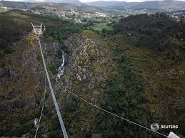 Ficamos alojados no parque de campismo de merujal que fica a 900m de alttude. Reuters On Twitter Hidden Between Rock Strewn Mountains Covered With Lush Greenery And Yellow Flowers Inside The Unesco Recognized Arouca Geopark The Bridge Hangs 175 Meters Above The Fast Flowing River Paiva 2 4 Https T Co Kwt07azics