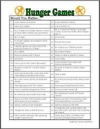Hunger Games Would You Rather Questions Classroom Freebies Would You Rather Questions Hunger Games Hunger Games Unit