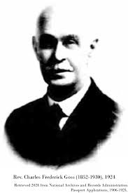 Rev Charles Frederic Goss (1852-1930)