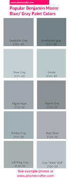 A warm gray or greige (a combination of gray and beige) paint color most closely resembles a beige and can be used almost interchangeably. Popular Benjamin Moore Blue Gray Paint Colors A Home Crafter Blue Gray Paint Colors Blue Gray Paint Grey Paint Colors