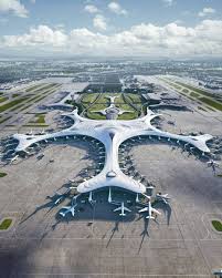 Hebin Airport Terminal Three Mad Architects Airport Design Futuristic Architecture Landscape